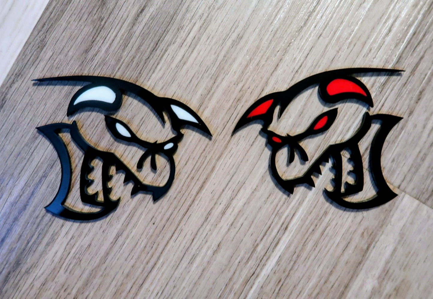 Customize-able Ghoul fender badges.