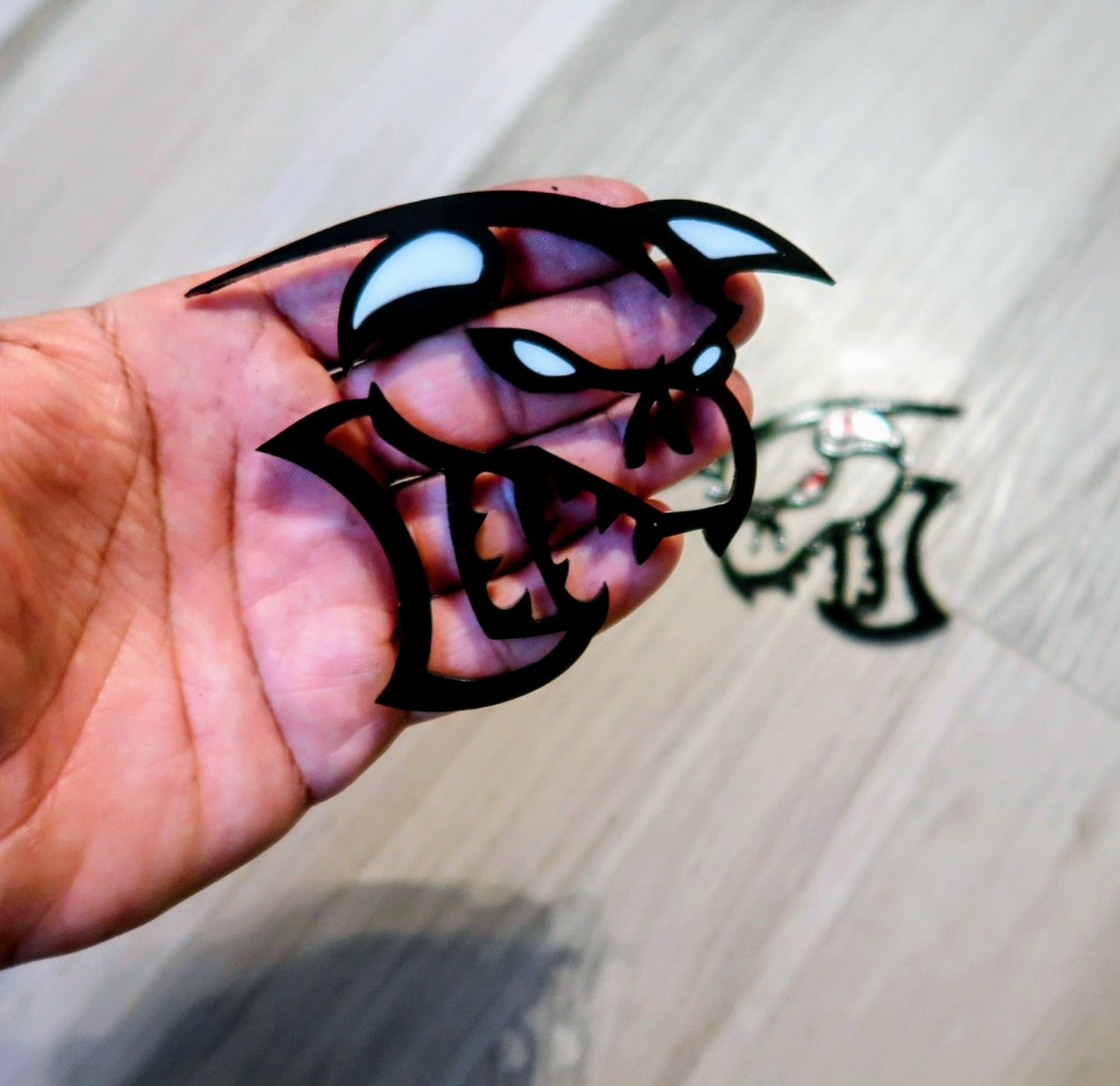 Customize-able Ghoul fender badges.