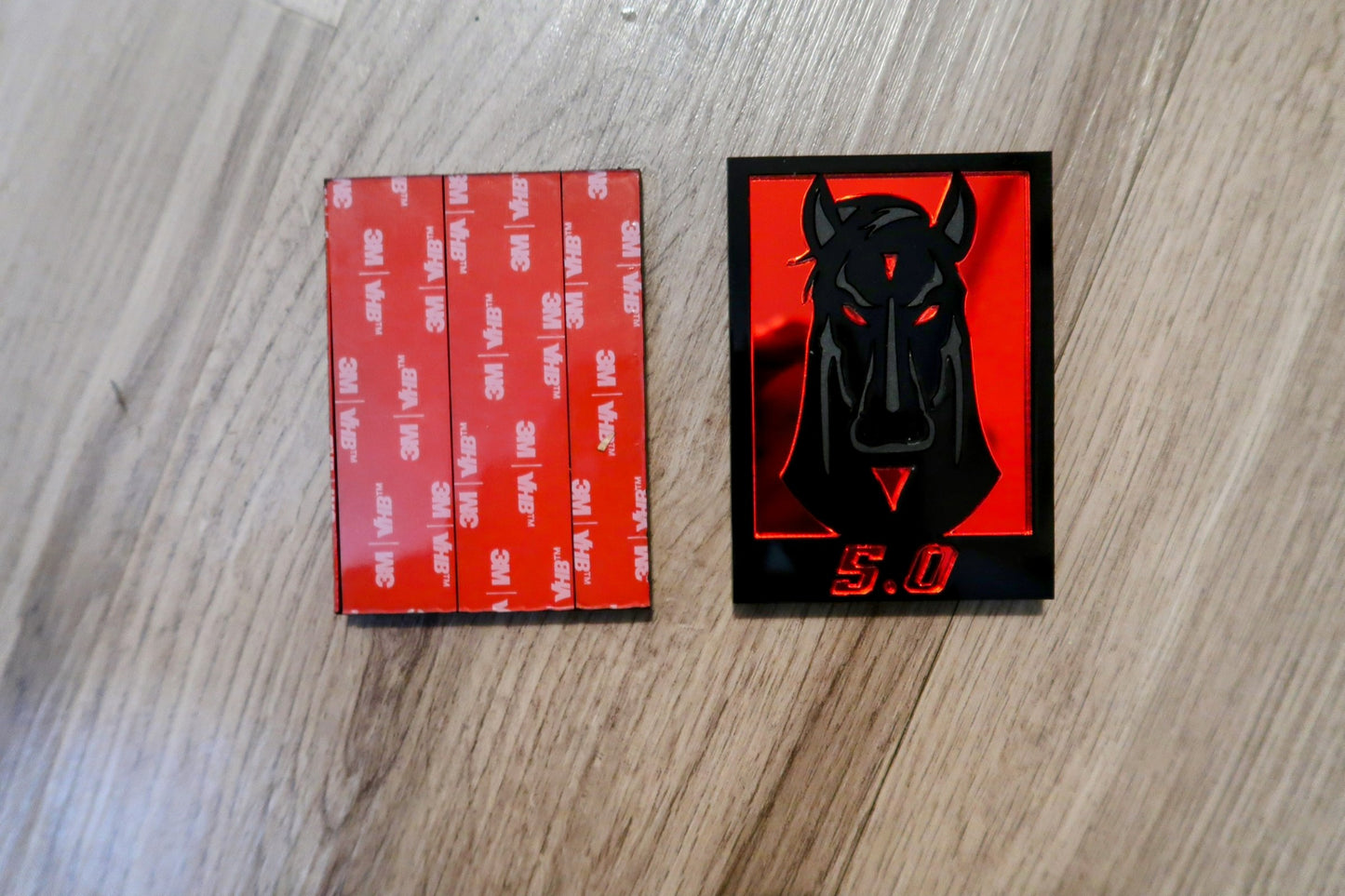 Dark Stallion Car Badge. Includes 2.