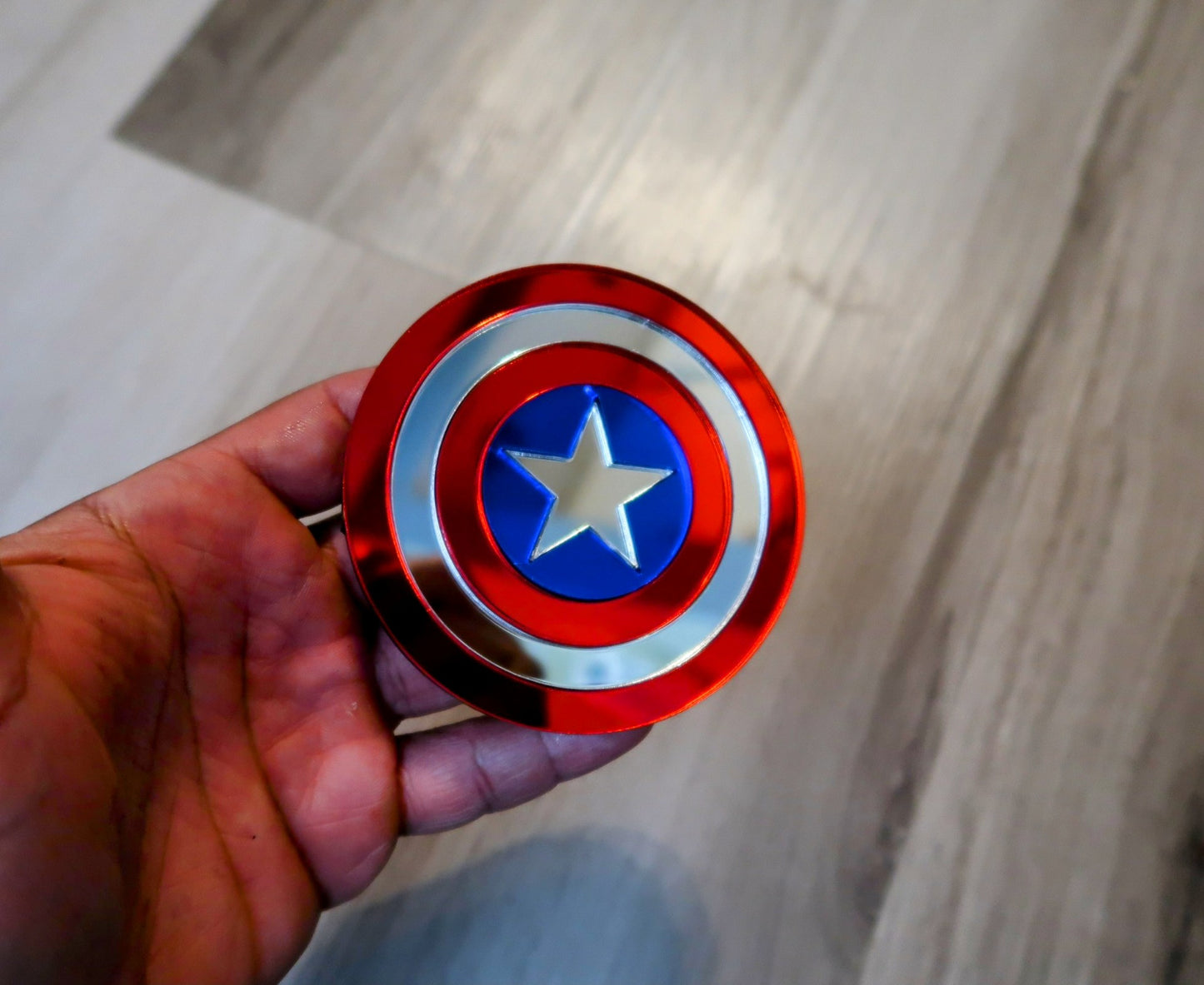 Captain's Shield Car Badge. Includes 2.