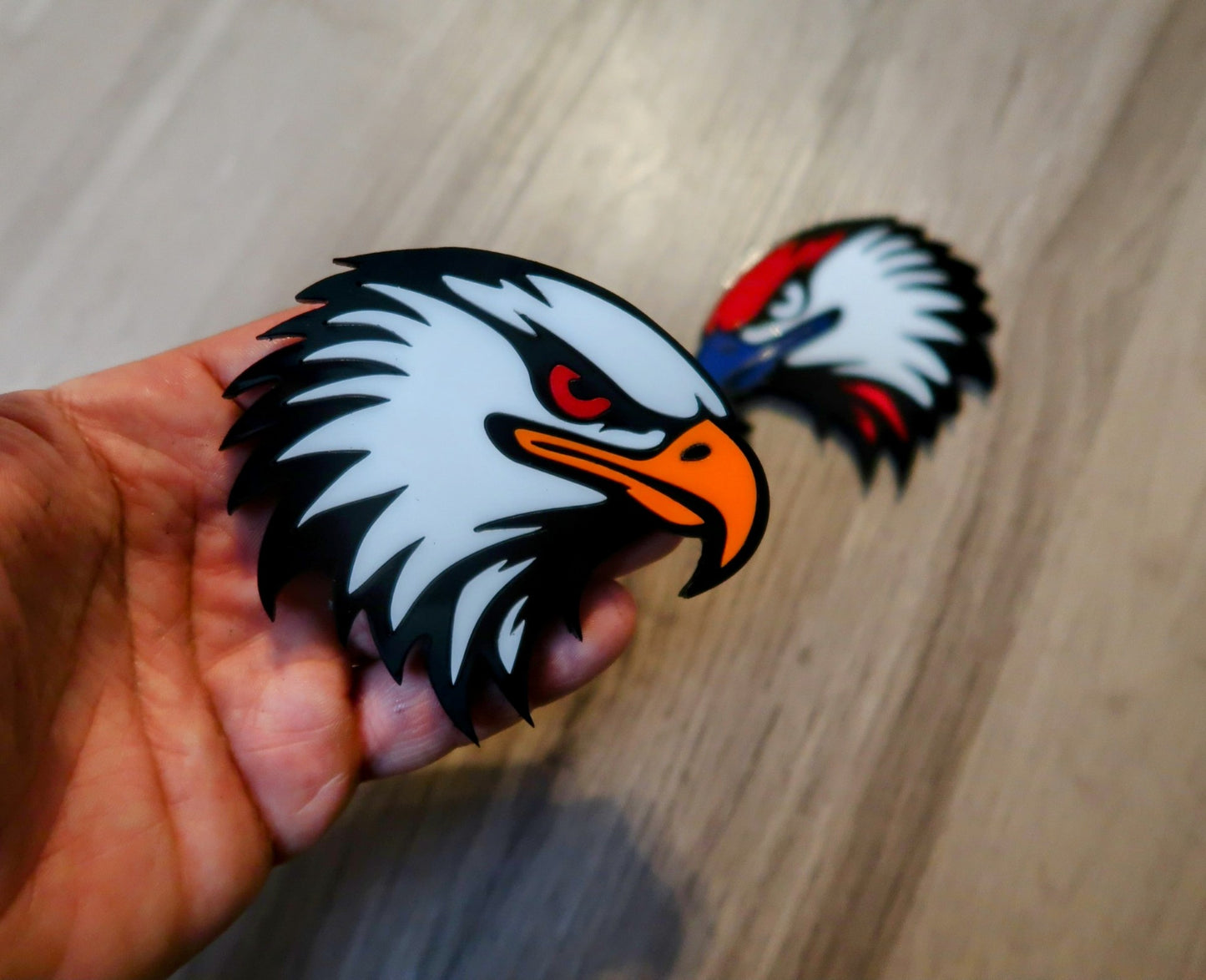Eagle Fender Badges x2