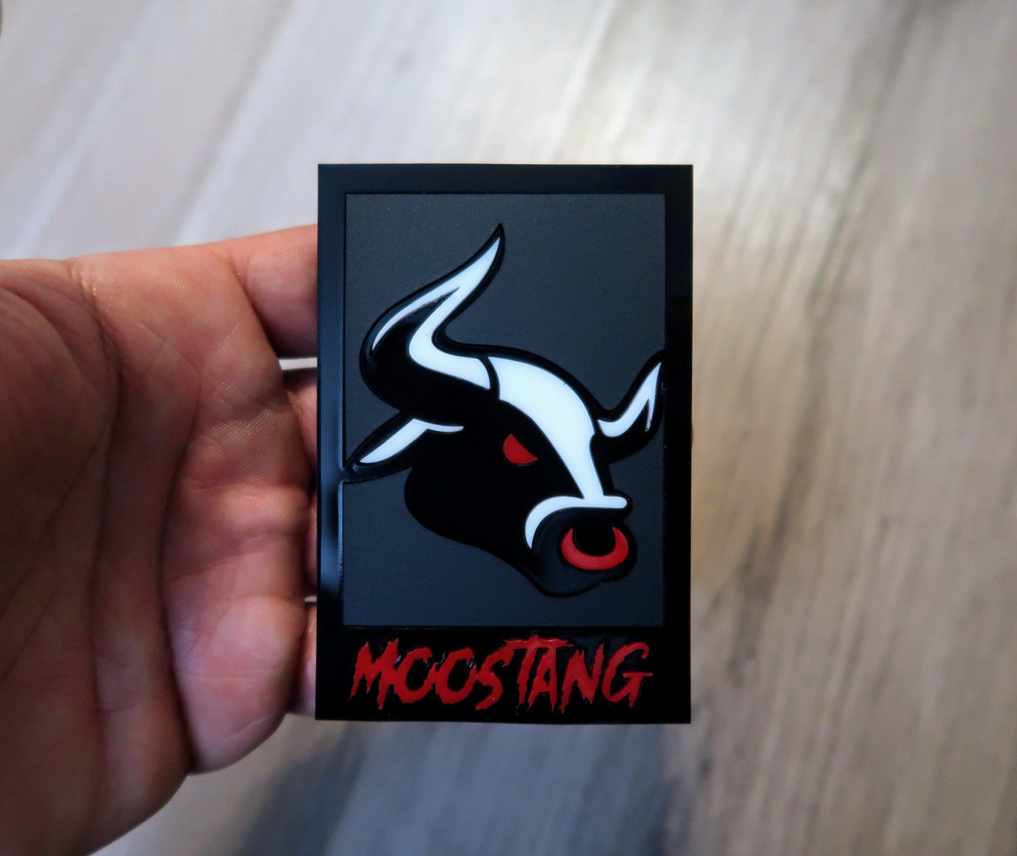 Moostang Car Badge