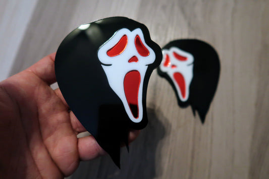 Ghostface badges, includes 2.