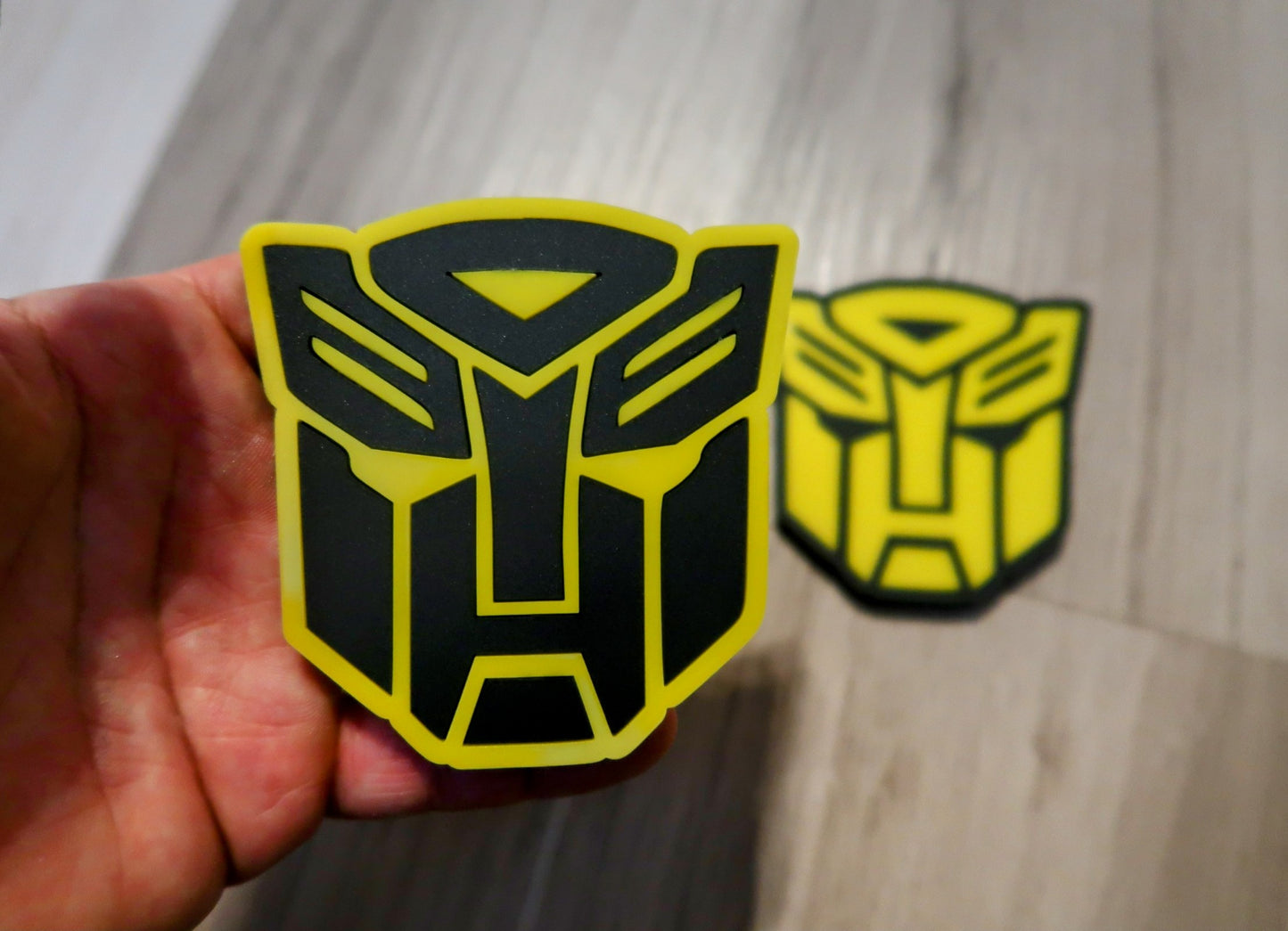 Inspired Autobot car badges, Includes 2 badges.