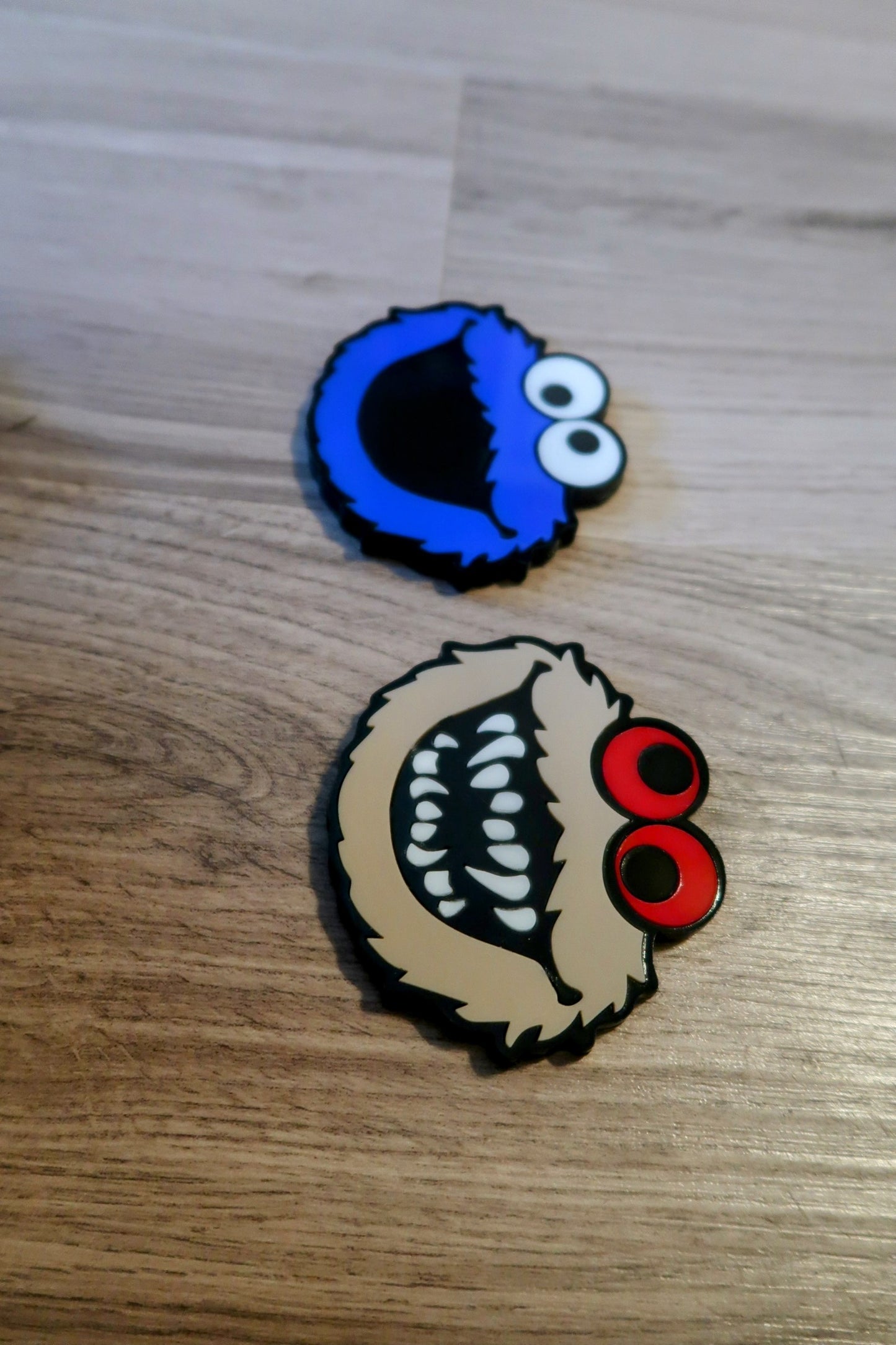 Cookie and Cocaine Monster Badges, Includes 2.