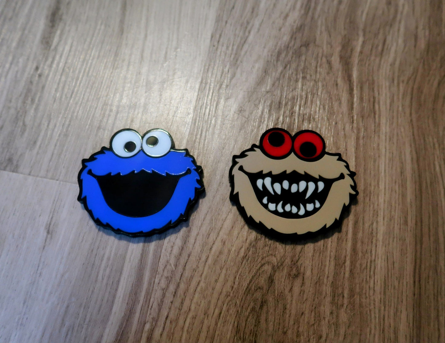 Cookie and Cocaine Monster Badges, Includes 2.