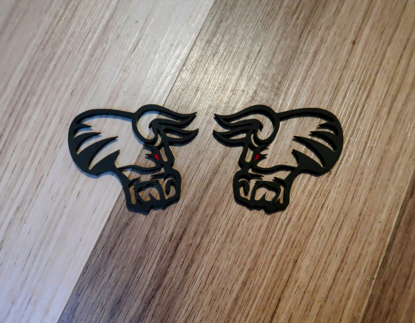 Aggressive Bull Fender badges. Includes 2.