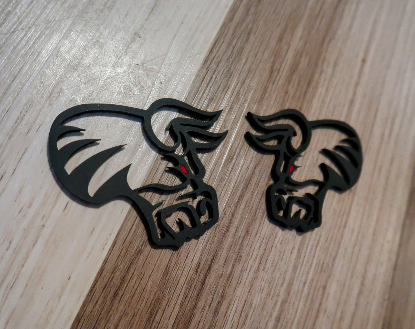 Aggressive Bull Fender badges. Includes 2.
