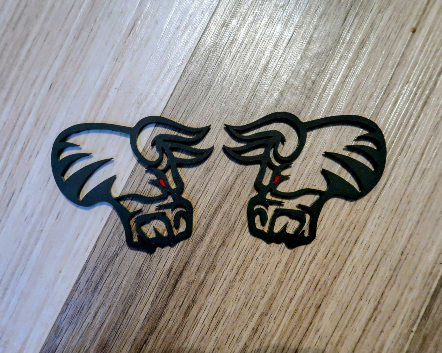 Aggressive Bull Fender badges. Includes 2.