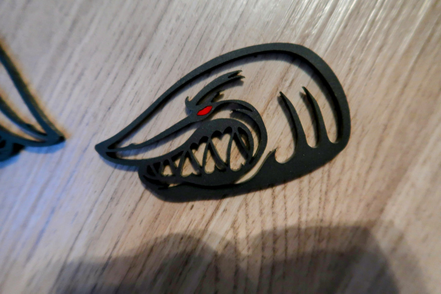 Great white fender badges. Includes 2.