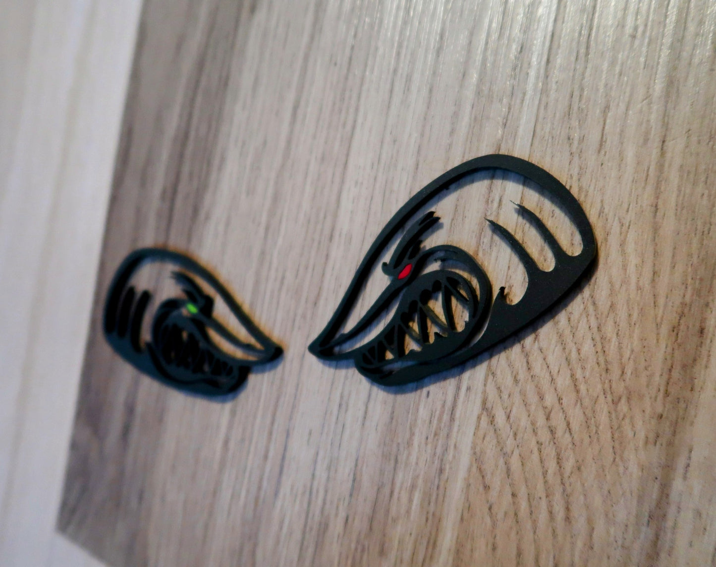 Great white fender badges. Includes 2.