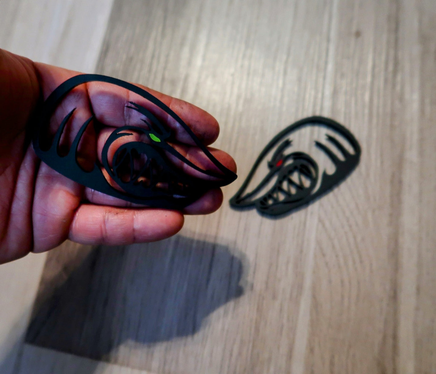 Great white fender badges. Includes 2.