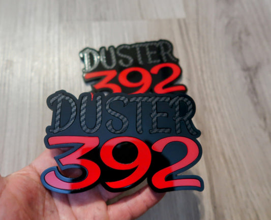 Duster 392 Fender Badges, Includes 2.