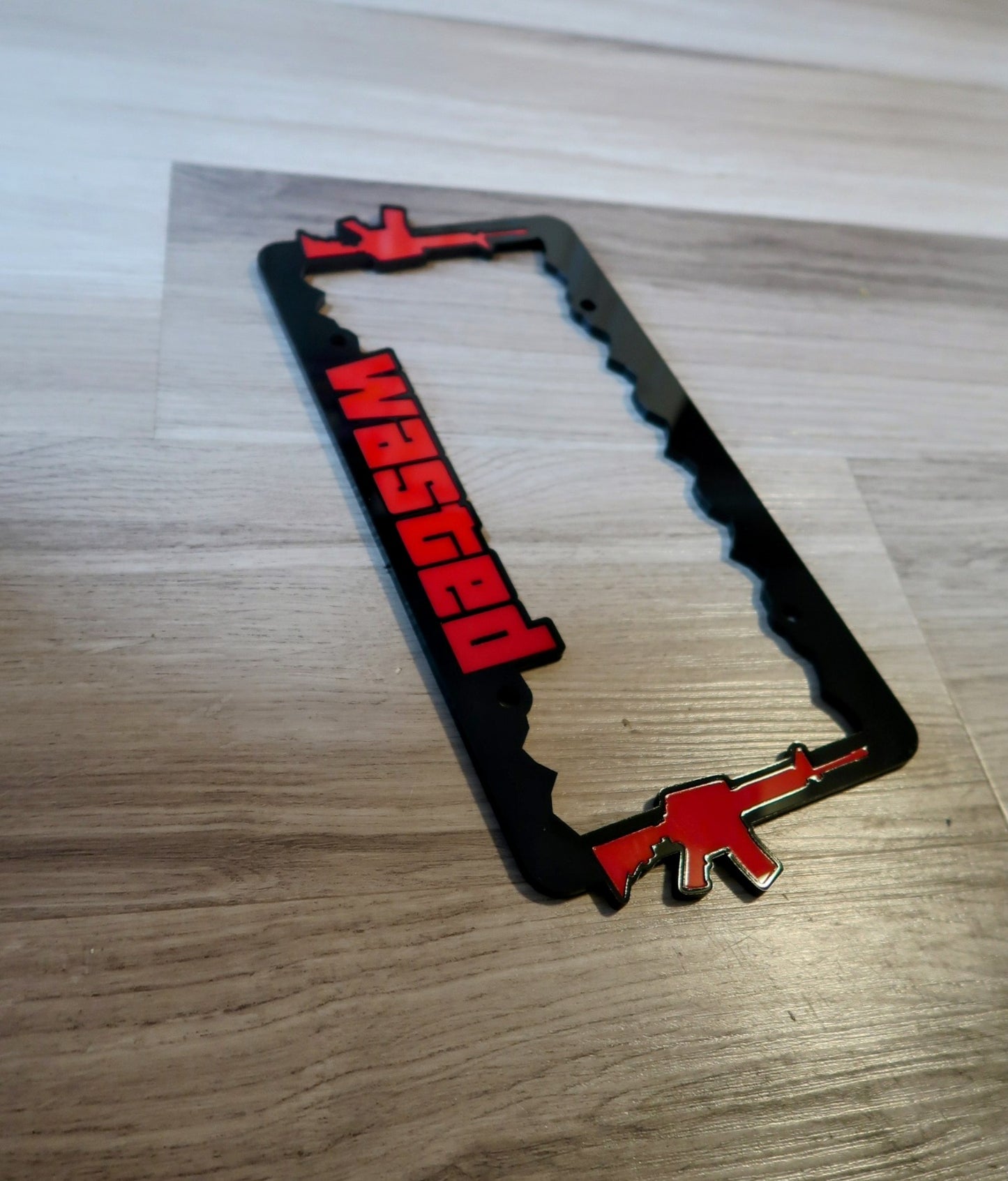 Inspired GTA license Plate Frame