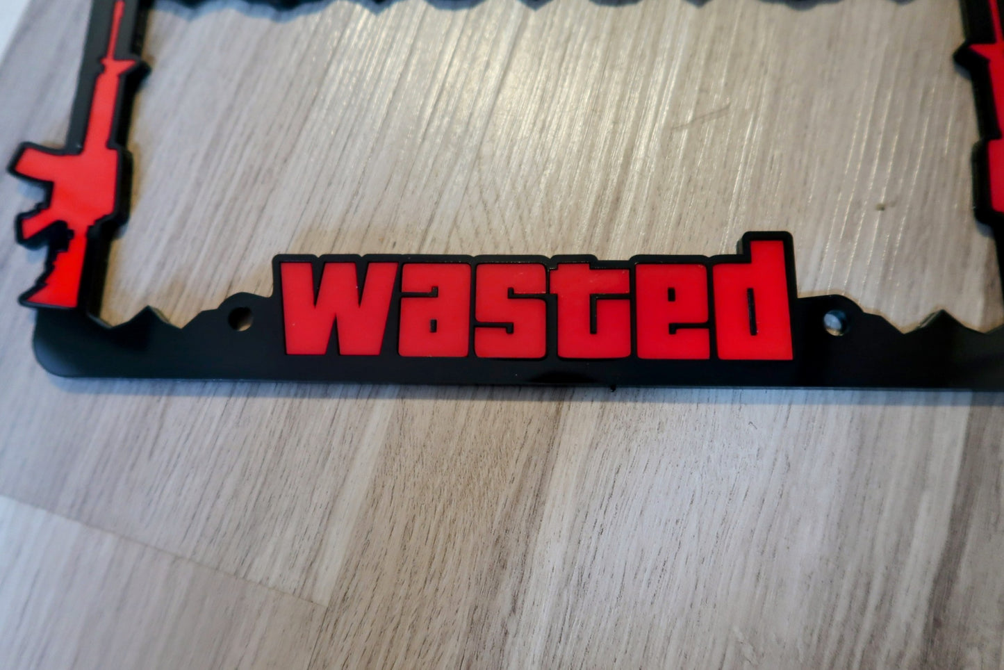 Inspired GTA license Plate Frame