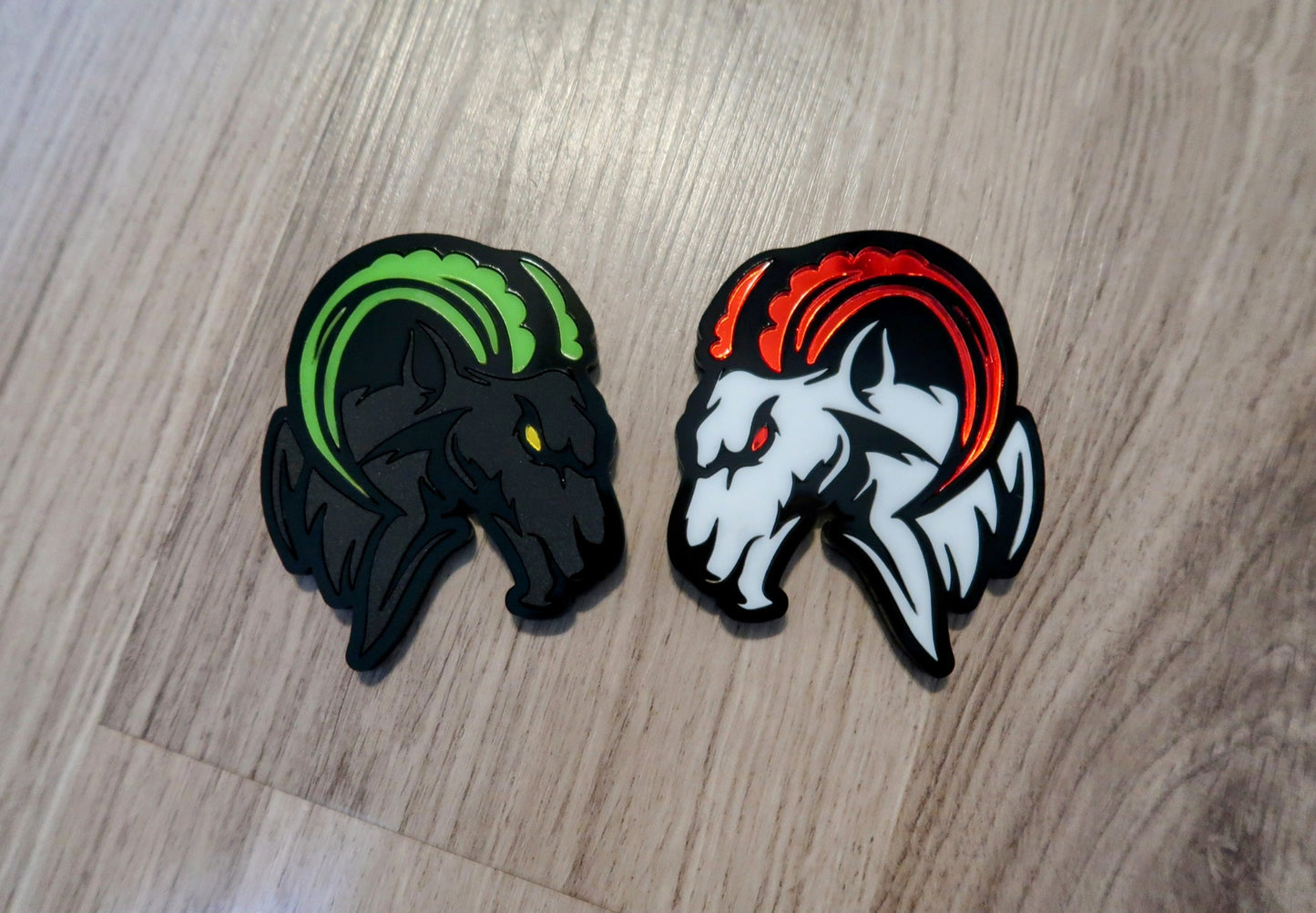 Agressive Ram Fender badges. Includes 2.