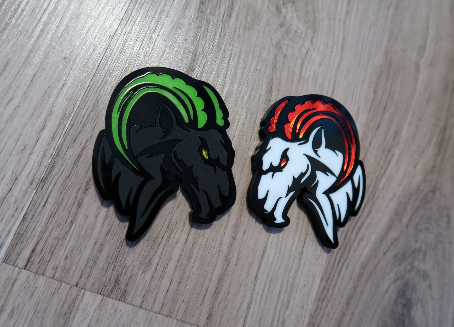 Agressive Ram Fender badges. Includes 2.