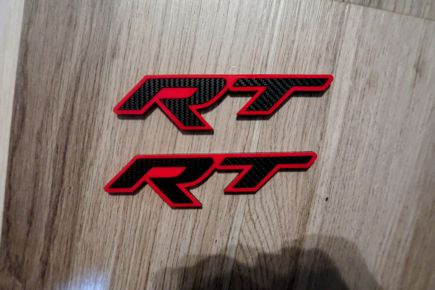 Racetrack badges. Includes 2.