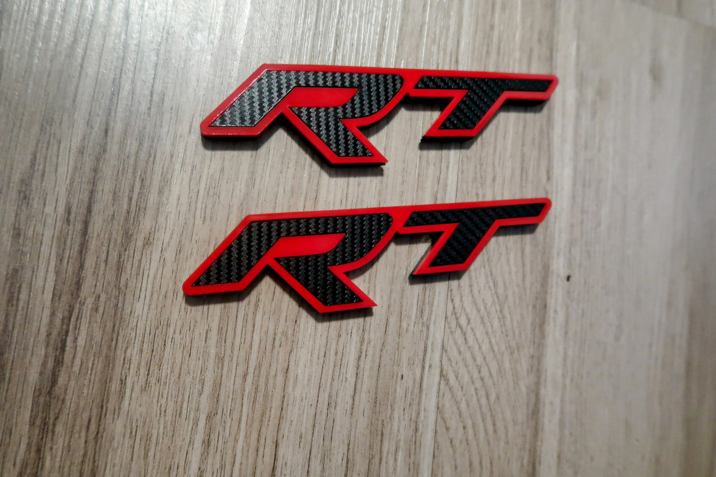 Racetrack badges. Includes 2.