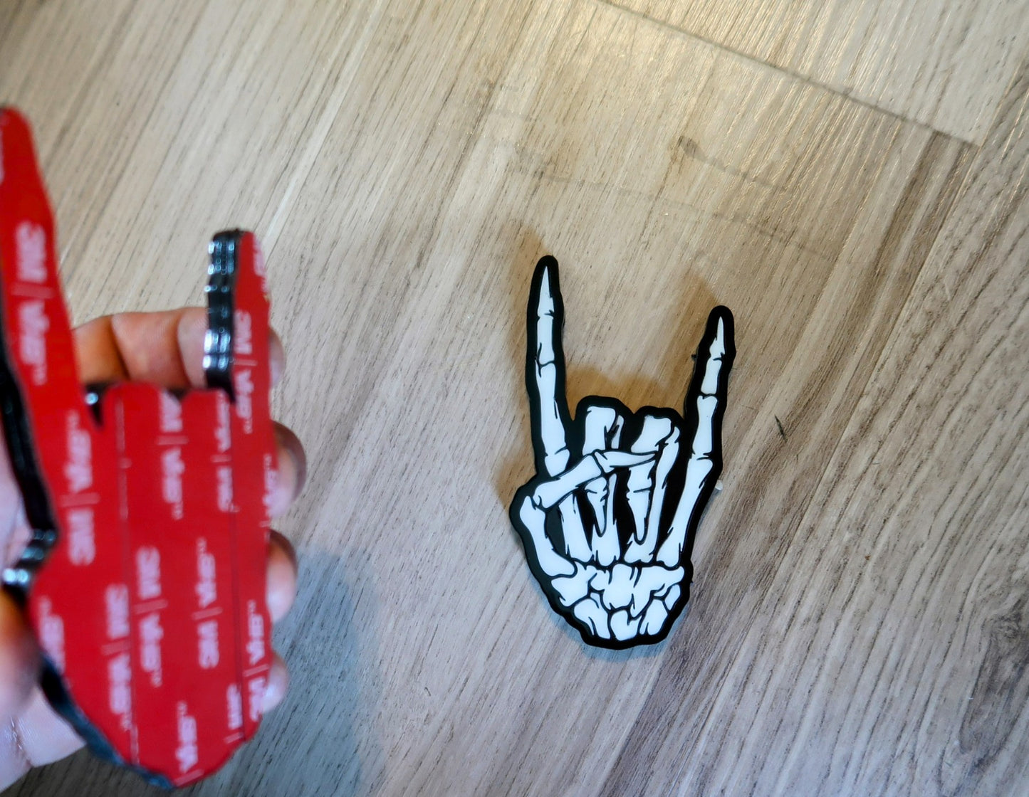 Rockstar Skeleton Badges. Includes 2.