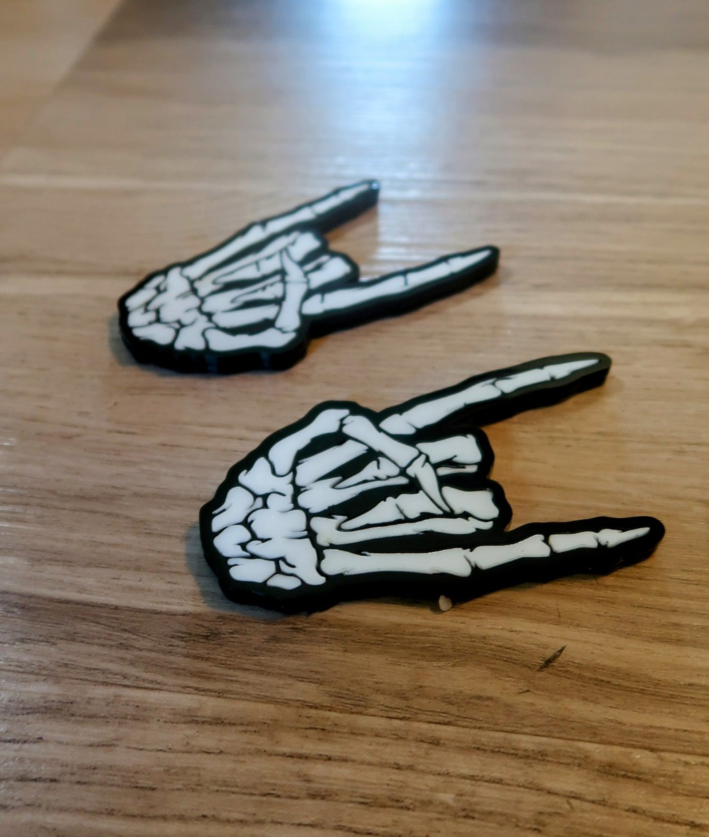 Rockstar Skeleton Badges. Includes 2.
