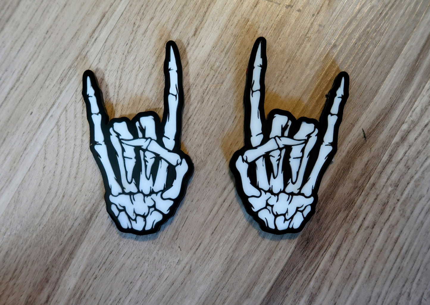 Rockstar Skeleton Badges. Includes 2.
