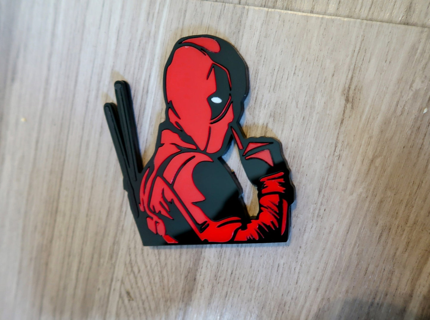 Inspired Deadpool Badges. Includes 2 badges