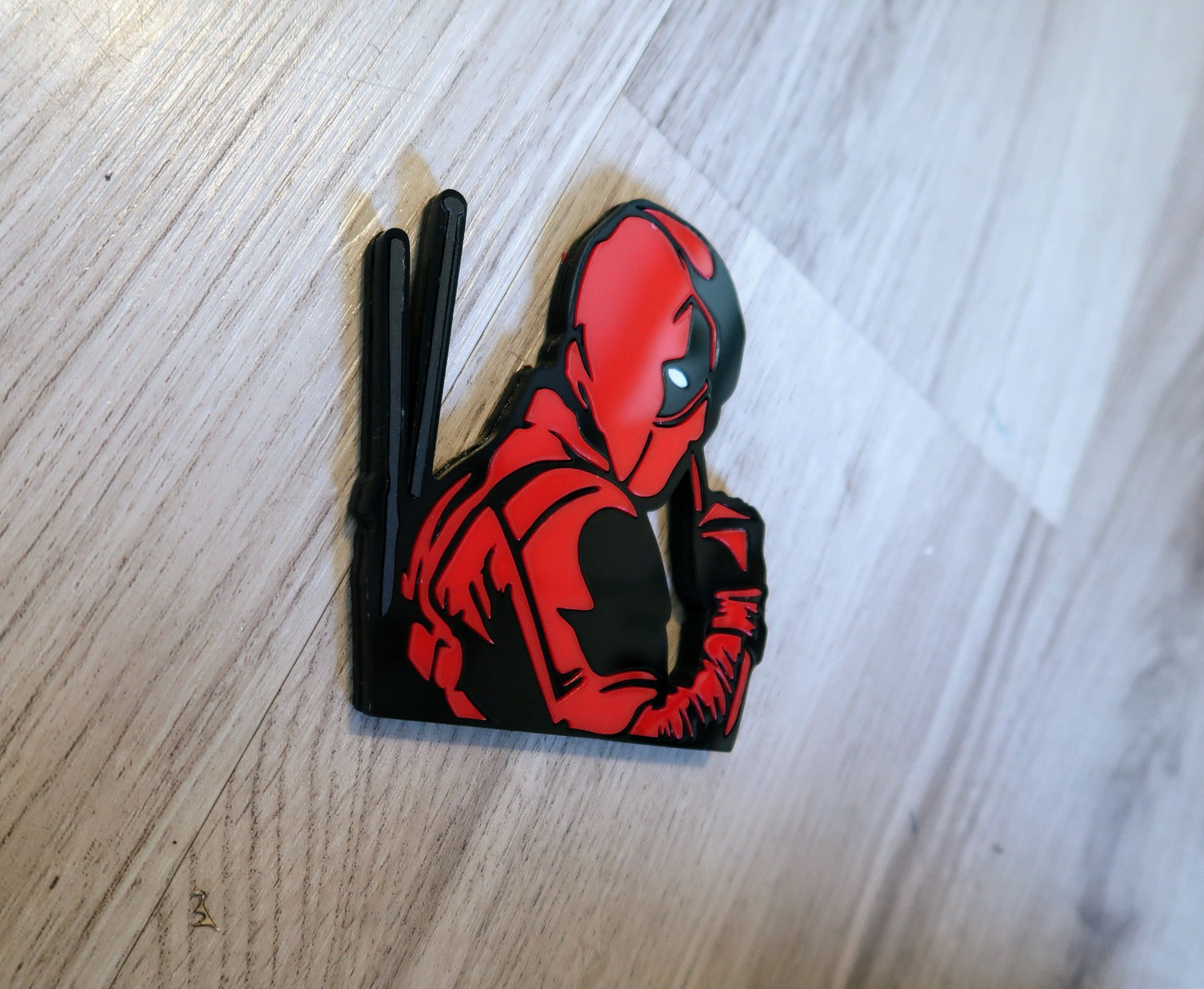 Inspired Deadpool Badges. Includes 2 badges