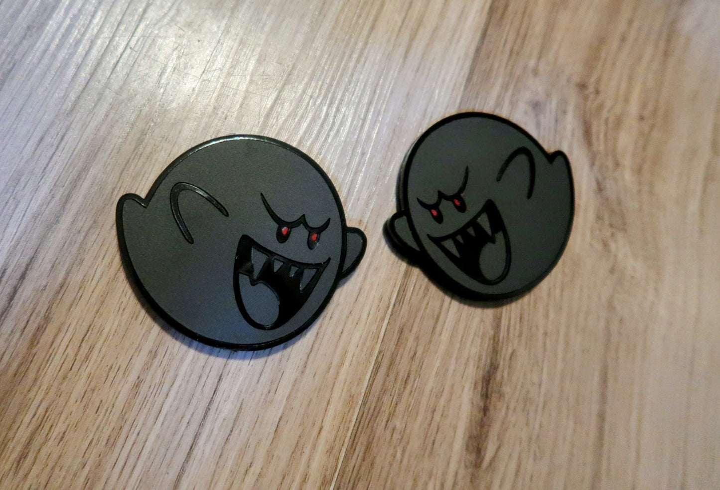 Boo badges x2.