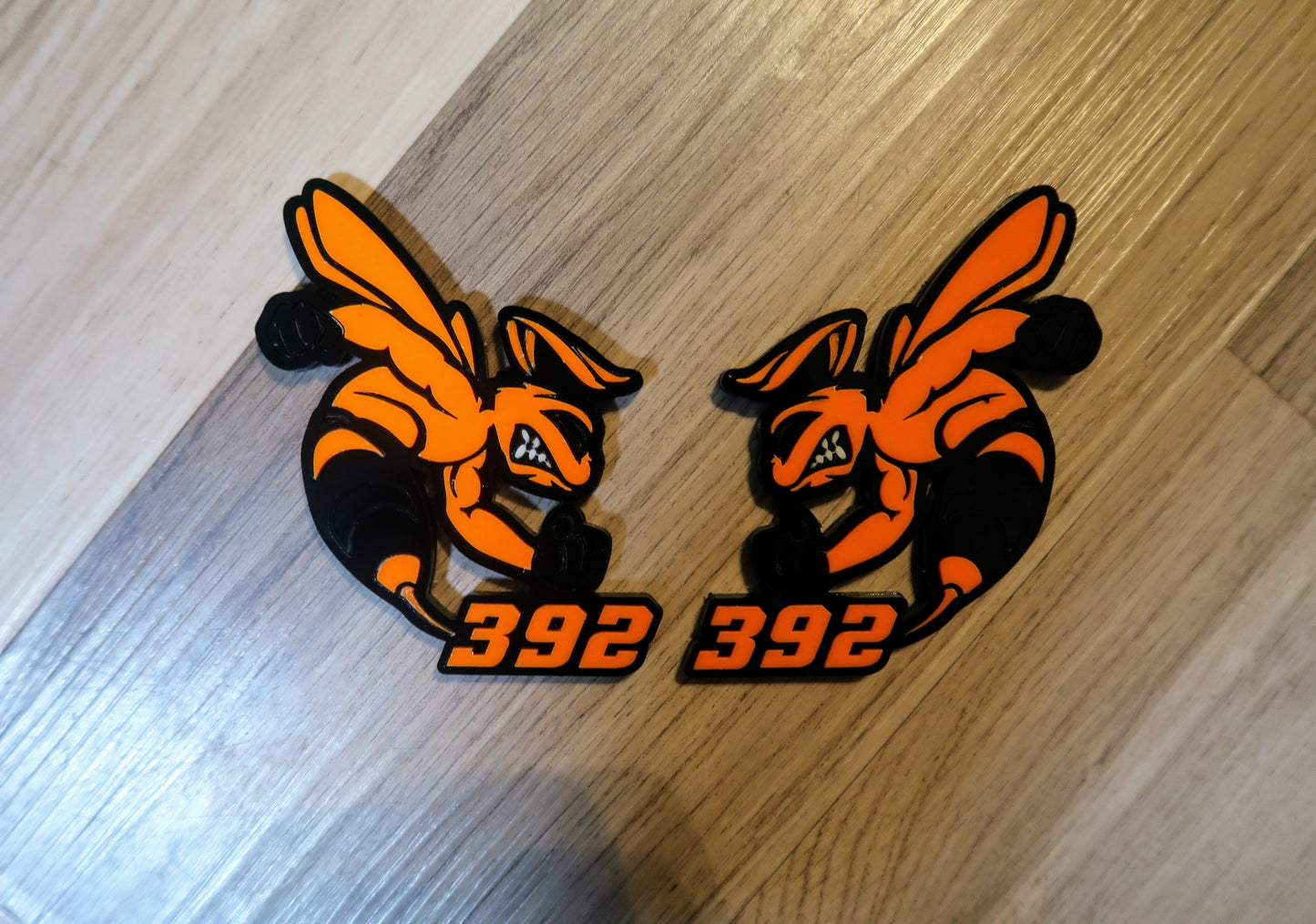 392 or 345 fender badges. Includes 2.