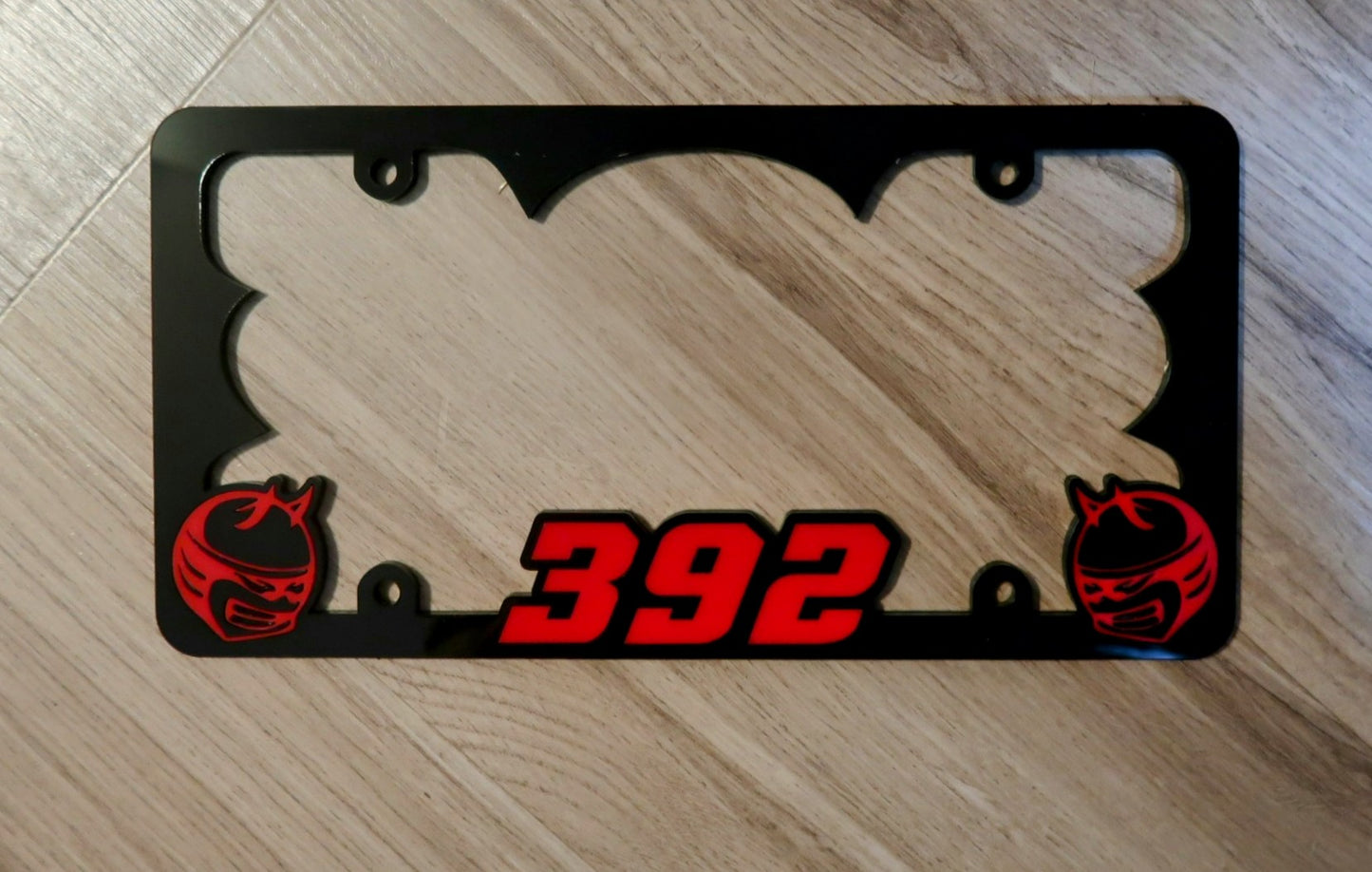 Custom 392,or 345 License Plate Frame