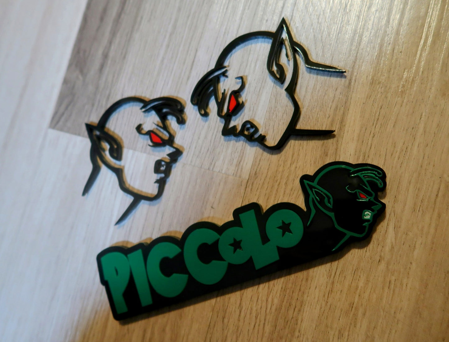 Piccolo Badge set. Includes 3 badges.