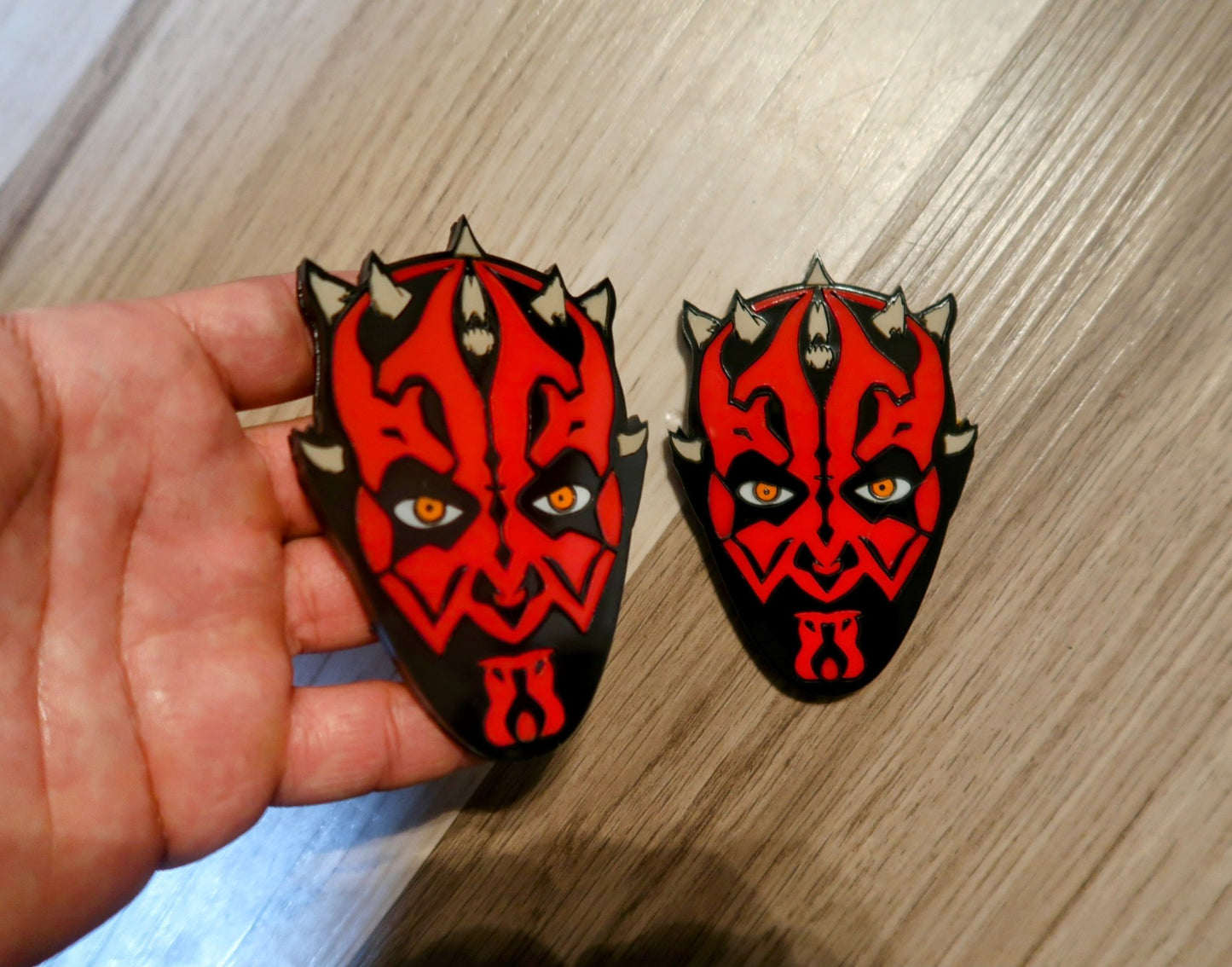 Darth Fender badges. Includes 2.
