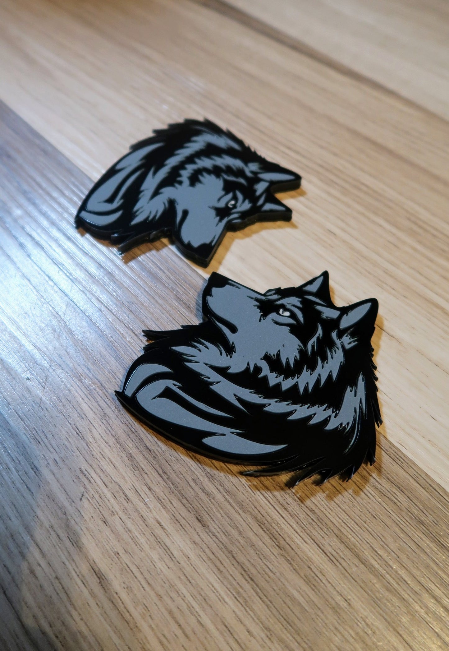 Coyote car badges x2.