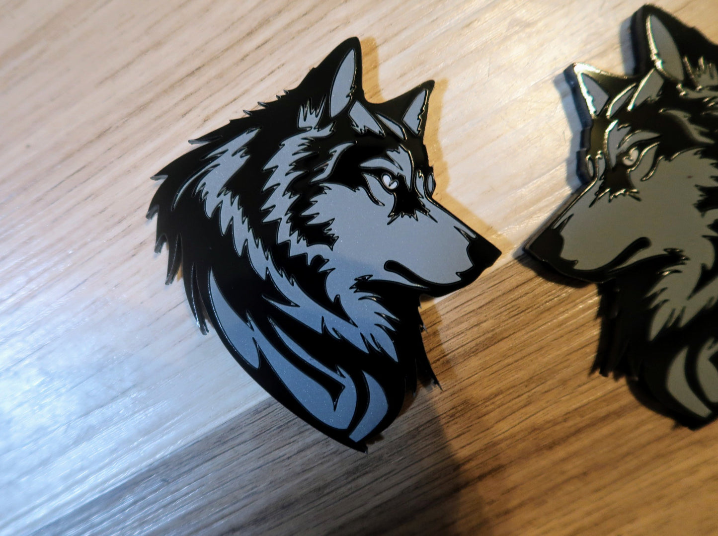 Coyote car badges x2.