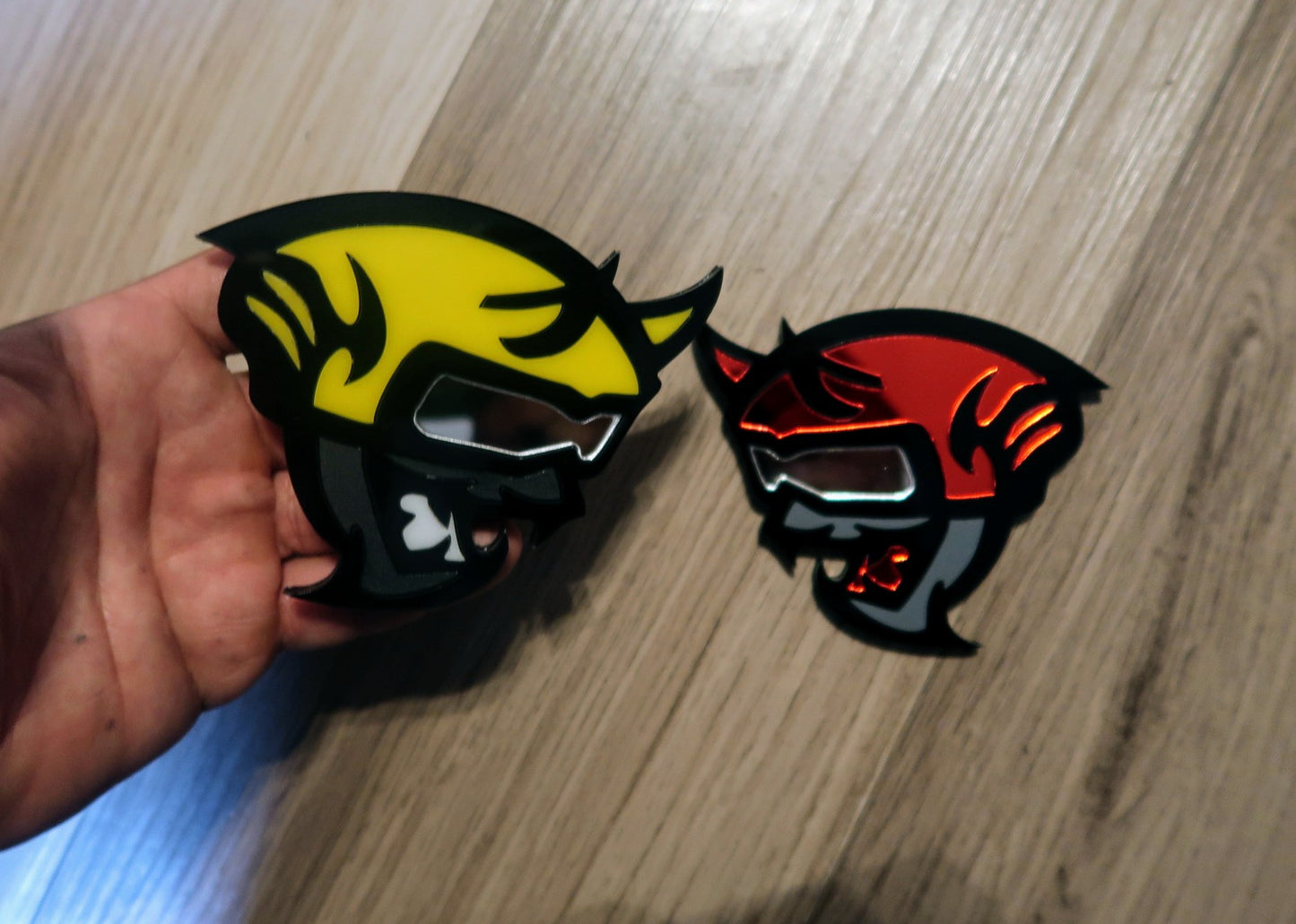 Racing Vampire badges. Includes 2.