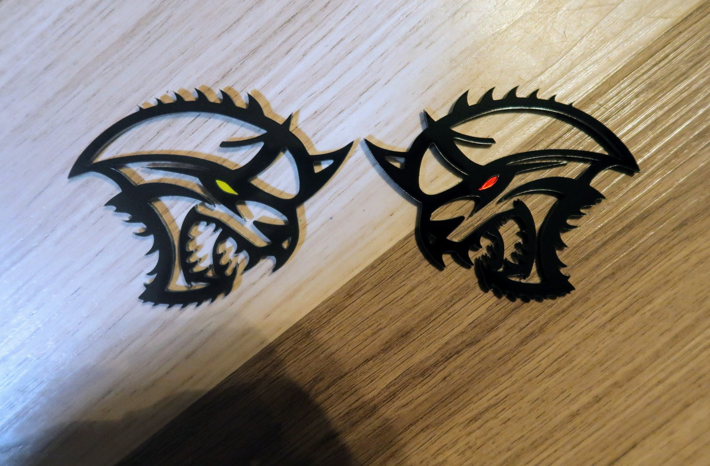 Cat from the Abyss badges. Includes 2.