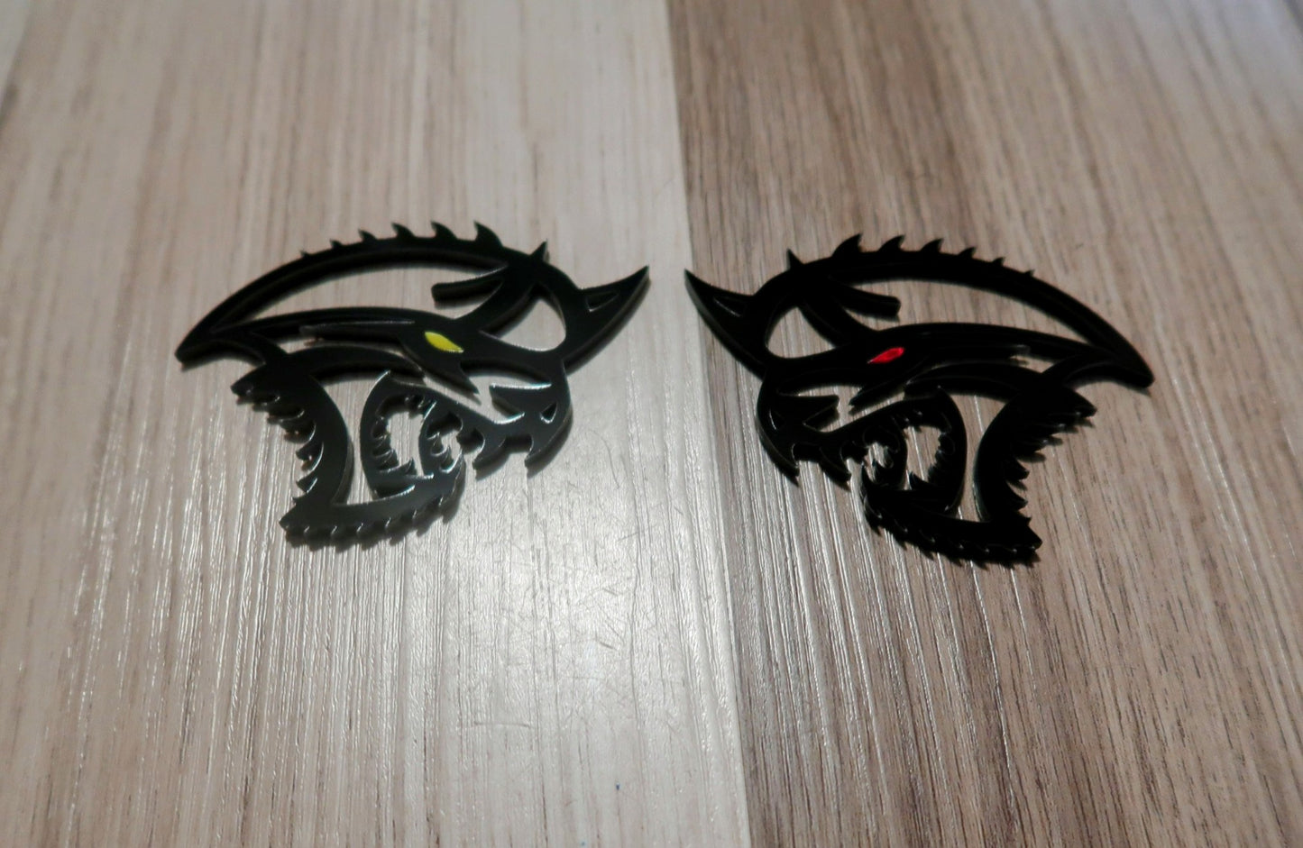 Cat from the Abyss badges. Includes 2.