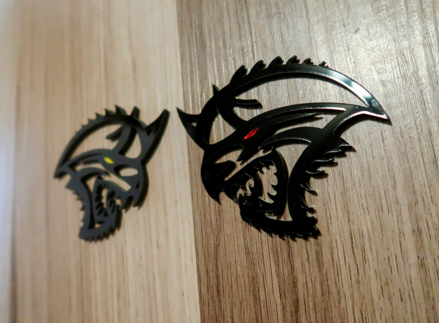 Cat from the Abyss badges. Includes 2.