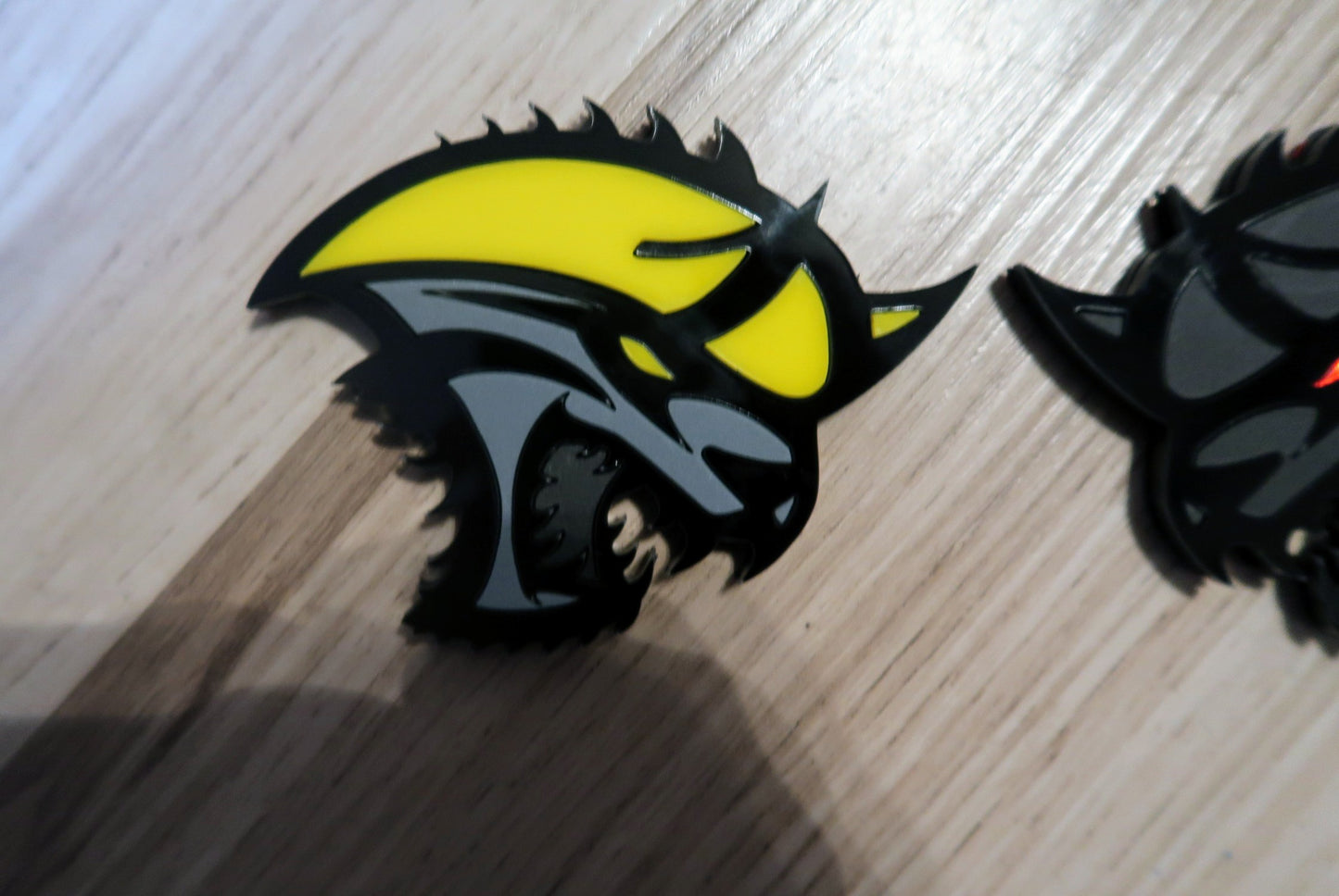 Cat from the Abyss badges. Includes 2.