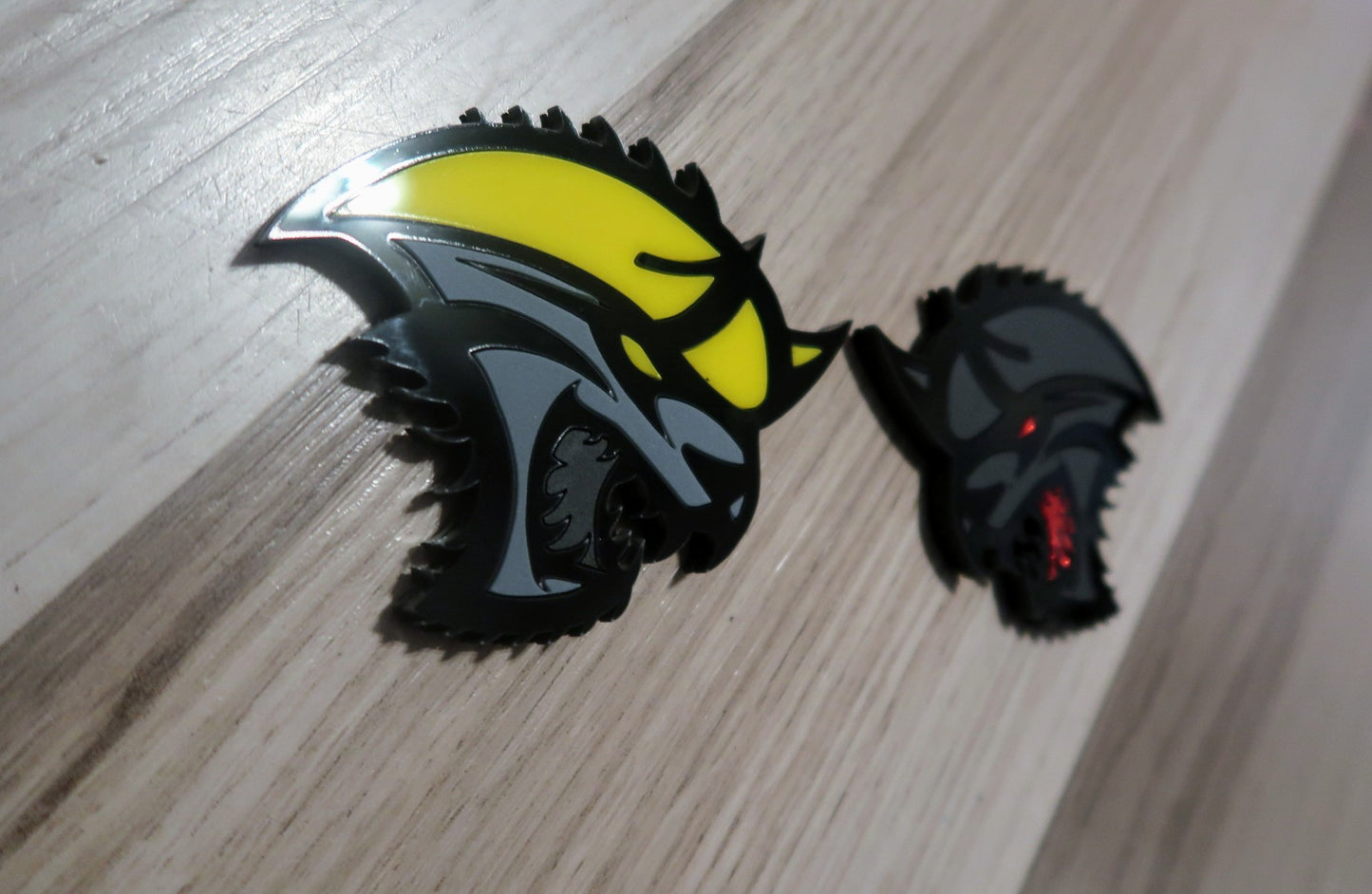 Cat from the Abyss badges. Includes 2.