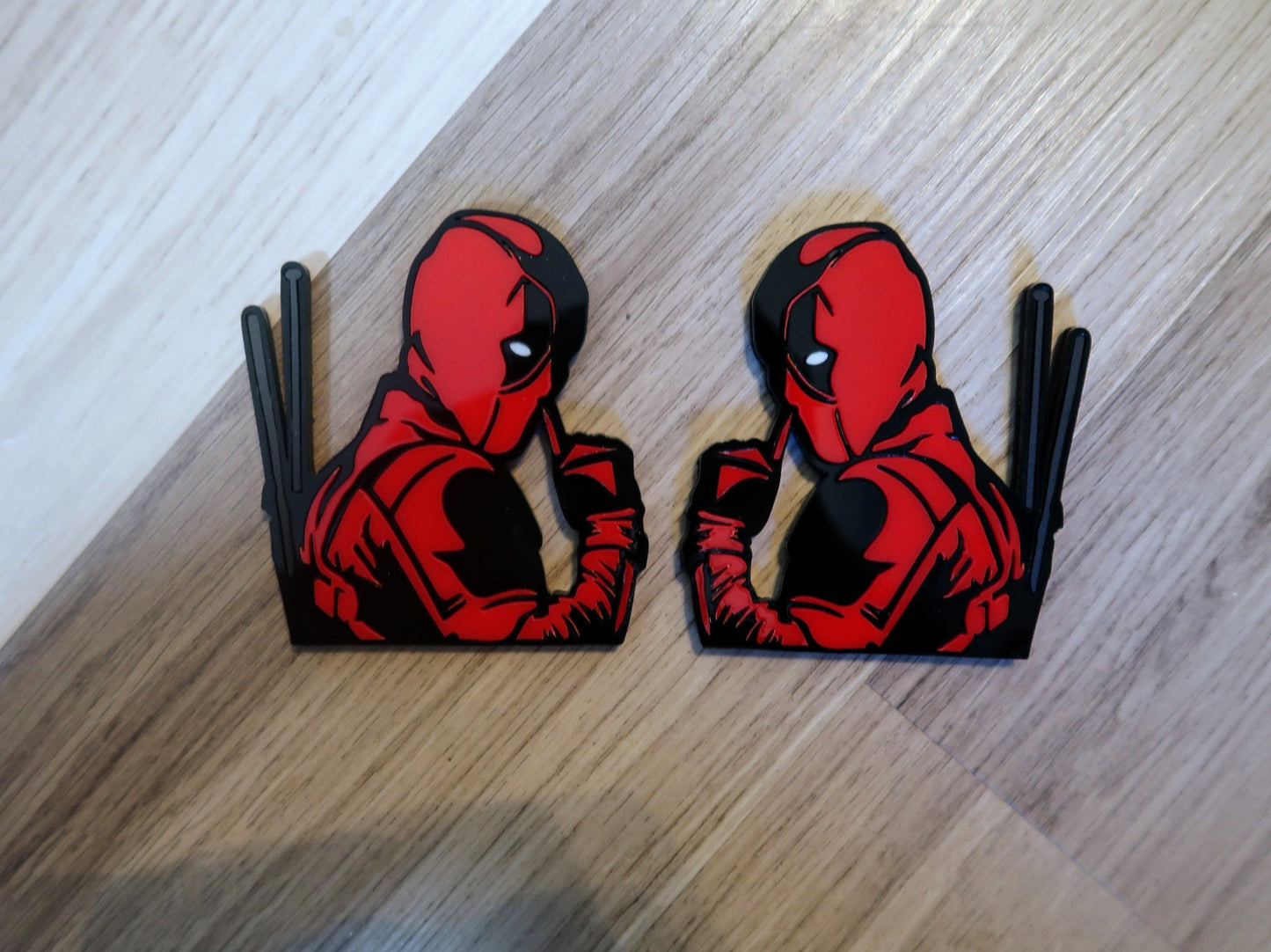 Inspired Deadpool Badges. Includes 2 badges