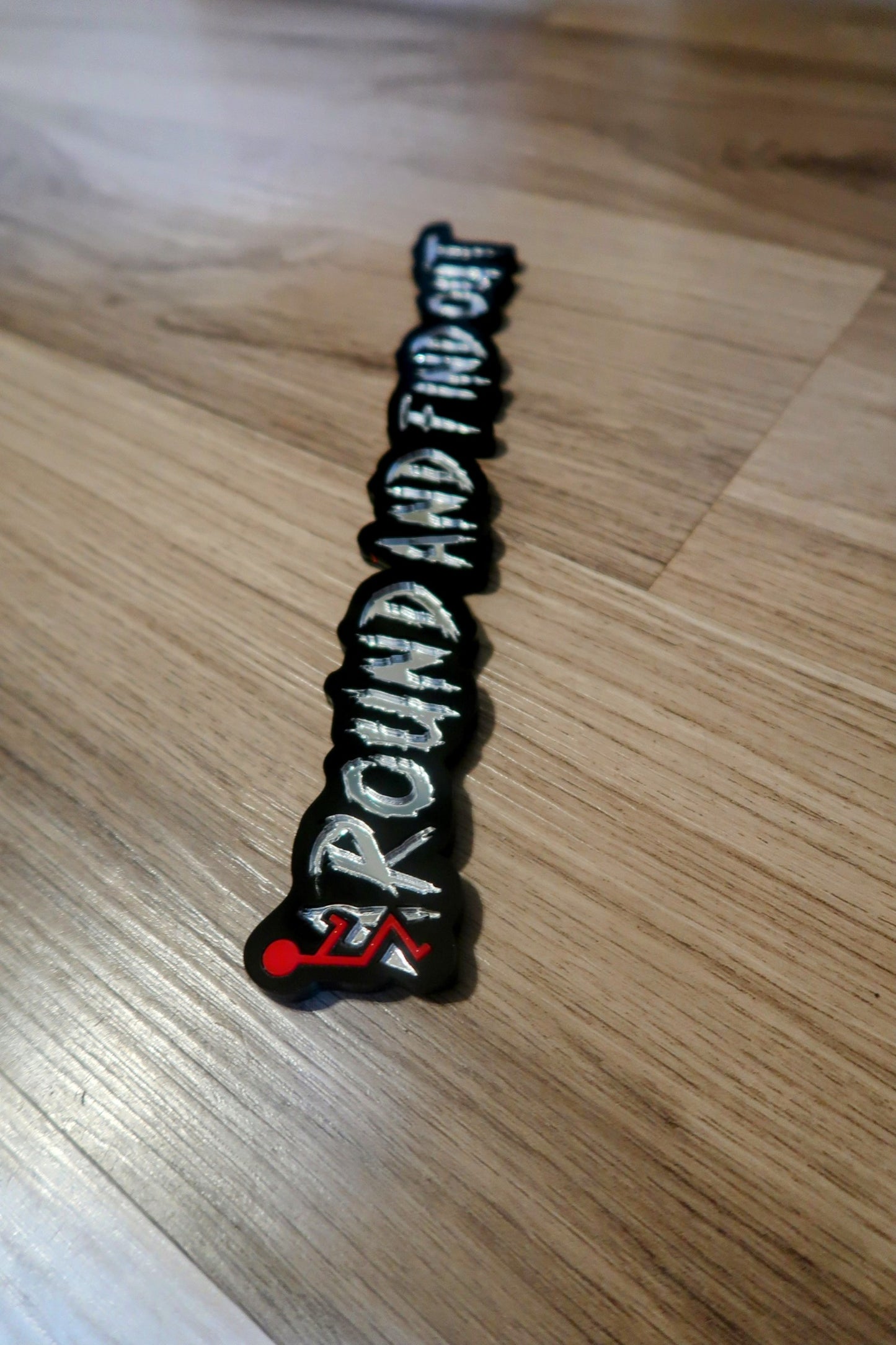 F Around and find out/DP combo badge