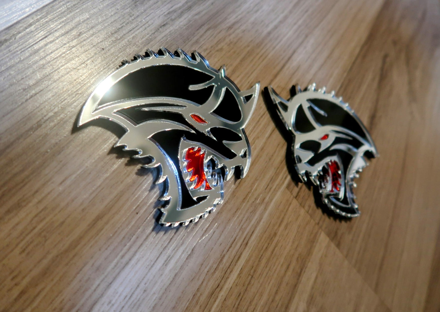 Cat from the Abyss badges. Includes 2.