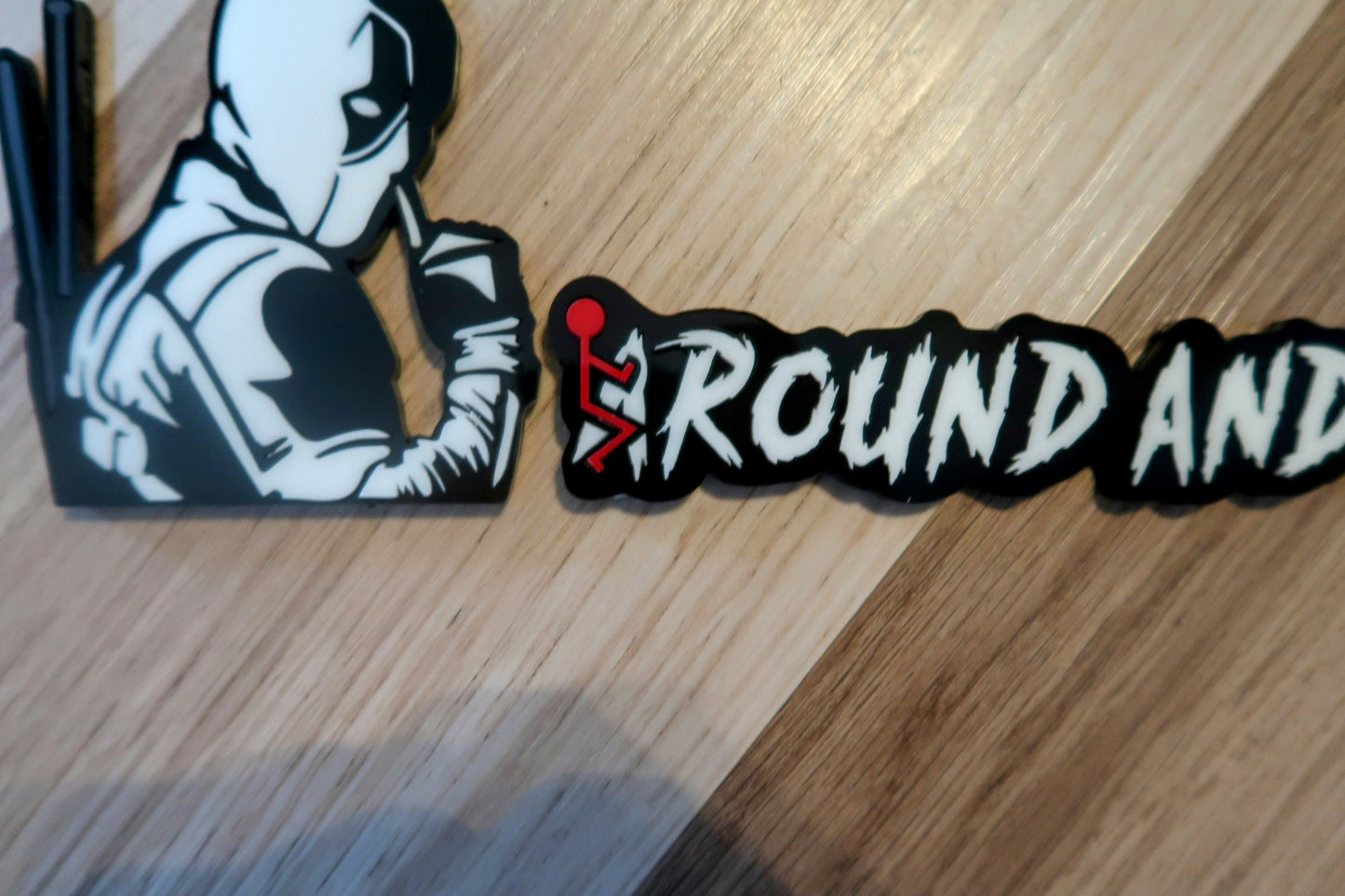 F Around and find out/DP combo badge