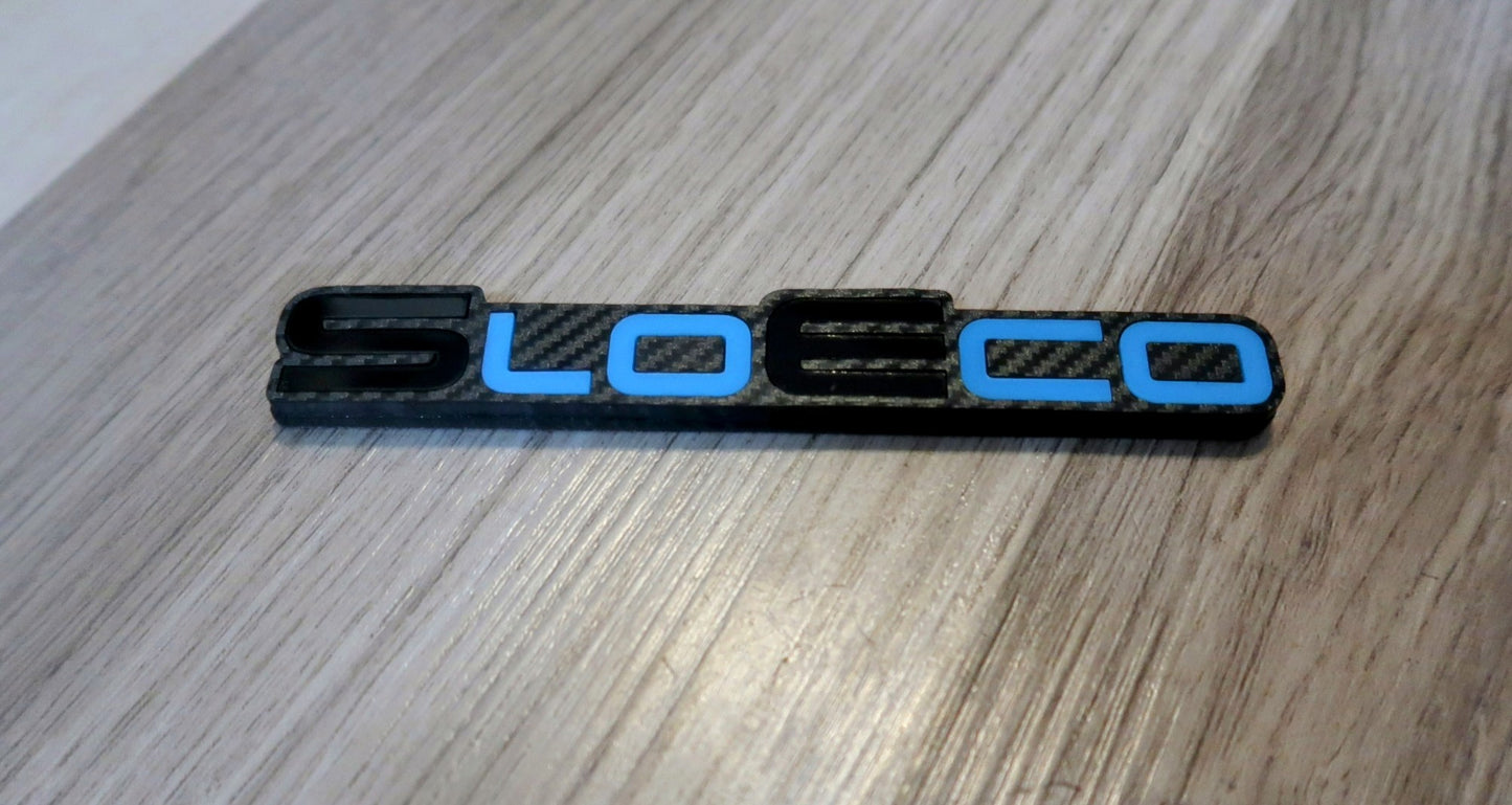 SloEco badges. Includes 2.
