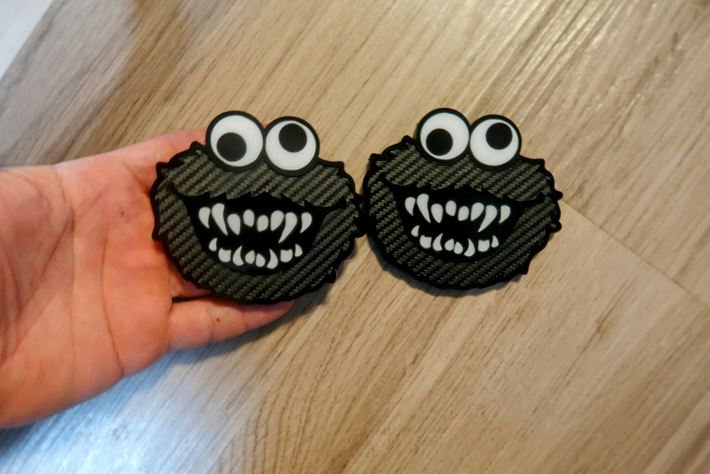 Cookie and Cocaine Monster Badges, Includes 2.