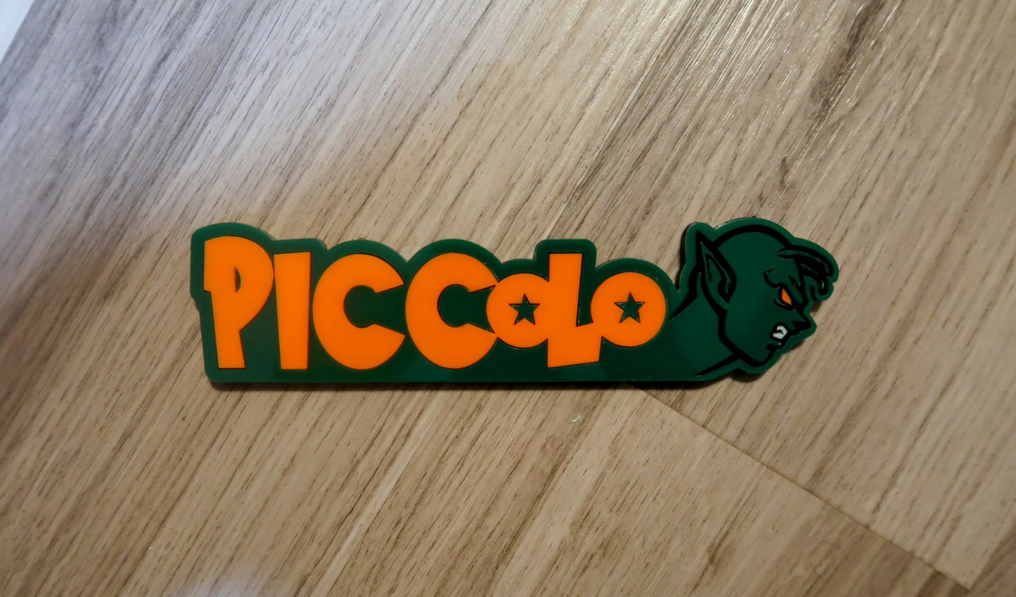 Piccolo Badge set. Includes 3 badges.