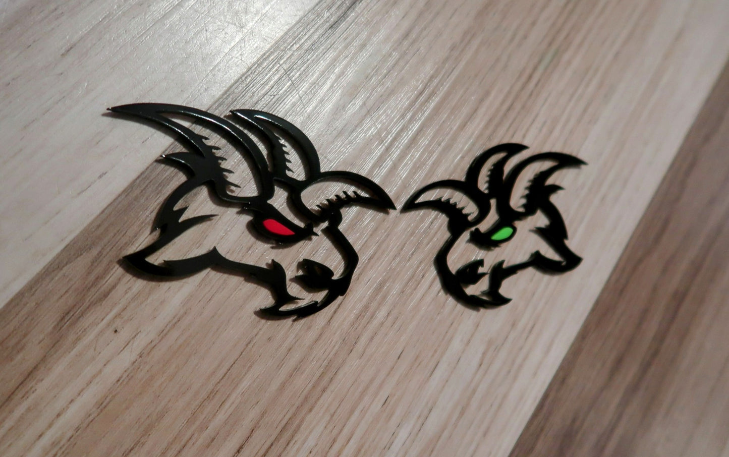 3 Horn Goat badges. Includes 2.