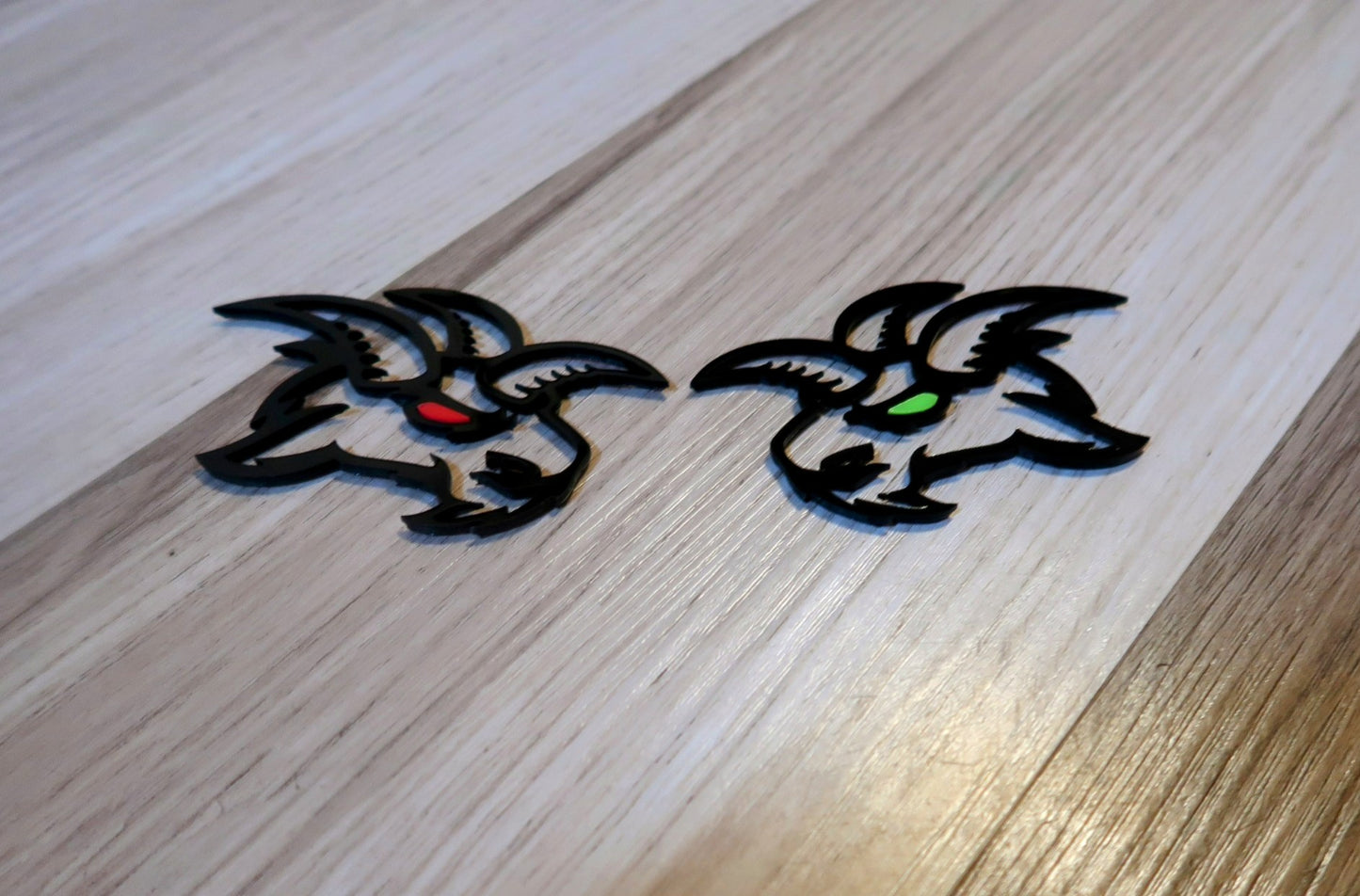 3 Horn Goat badges. Includes 2.